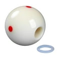 thumbnail image 4 of Bola de Taco de Billar con Orificio, Entrenador de Palo de Billar, Accesorios de Taco de Billar Estable con Orificio de 18mm Y 57,2mm, Entrenador de T Solo bola blanca, 4 of 8