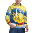 thumbnail image 2 of Simpsons Trendy Cartoon Men'S Fleece Hooded Hoodie, hoodies for women men with pockets,Fall Fashion 2025 Pullover Sweaters Winter Clothes, 2 of 9