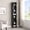 Black, variant on Deiokin 8-Layer Adjustable Shelf Bookshelf with Wavy Border Design, Multi-Functional Display Storage, 2-Tier Detachable Bookcase for Home Office
