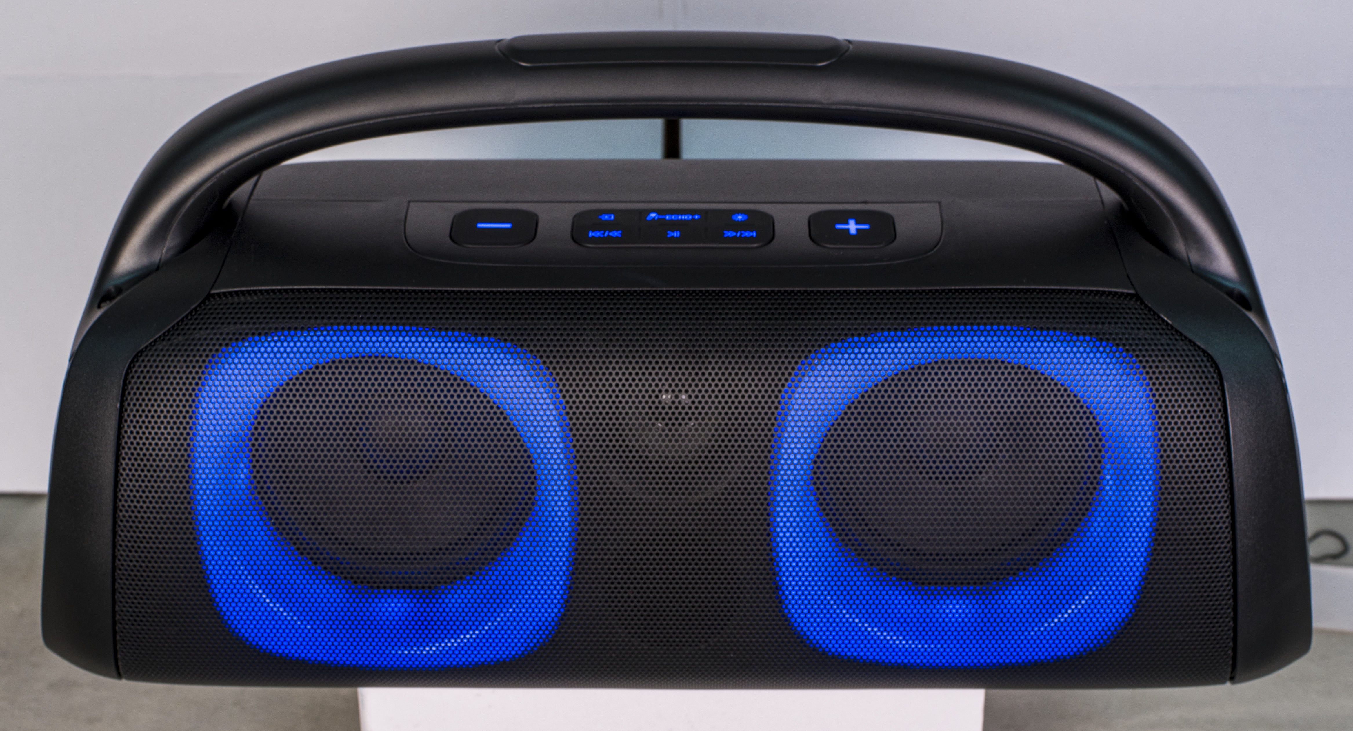 Memorex Pump Box Dual 5” Party Speaker Rechargeable Bluetooth Speaker with FM Radio