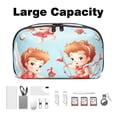 thumbnail image 3 of Cupid Digital Pouch with Oxford Fabric, Waterproof, Size 5.9x9.44x3.14 in, Cord Organizer, Charger Organizer, Bag Cable Organizer, Electronic Travel Case Organizer, 3 of 6