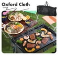 thumbnail image 5 of HOOWIFFY Black Portable Tool Organizer Bag for Outdoor Travel, BBQ Accessories Storage and Tool Carrier, 5 of 6