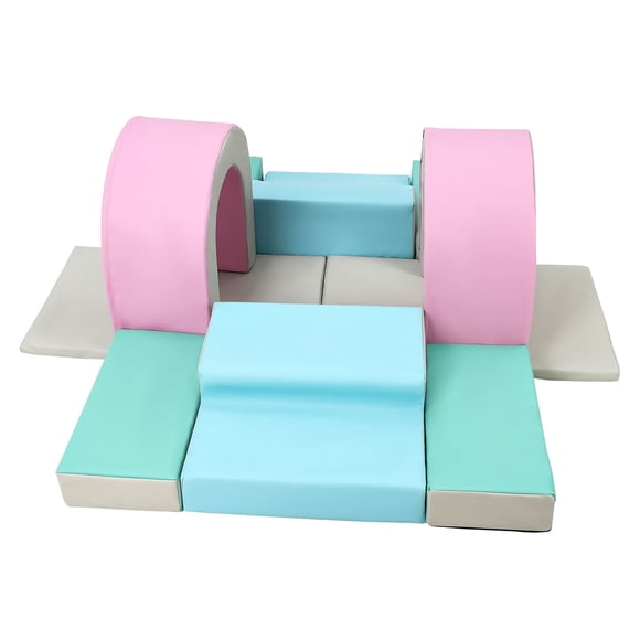Ensemble d'Escalade en Mousse pour Tout-Petit de 10 Pcs - Blocs de Jeu Intérieurs Doux