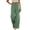 Green_BE05, variant on Resicozy Linen Pants for Women Palazzo Pants Loose High Waist Casual Wide Leg Trousers Summer Beach Vacation Pant with Pockets Wine XL