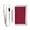 Burgundy, variant on JIALIOU Nylon Trifold Card Wallet with ID Window Zipper Pocket for Men Women Teen Yellow