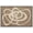 WHITE, variant on wall26 Framed Canvas Print Wall Art Mid-Century Brown Tan Paint Stroke Rings Abstract Shapes Illustrations Modern Art Decorative Bohemian Multicolor for Living Room, Bedroom, Office - 16"x24&quo
