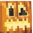 thumbnail image 3 of Adult's Minecraft Anniversary Jack O'Lantern Block Head Mask Costume Accessory, 3 of 4