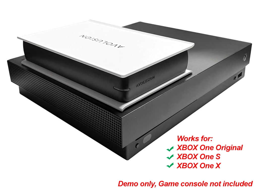 Avolusion PRO-5X Series 4TB USB 3.0 External Gaming Hard Drive for XBOX One Original, S & X (White) - 2 Year Warranty