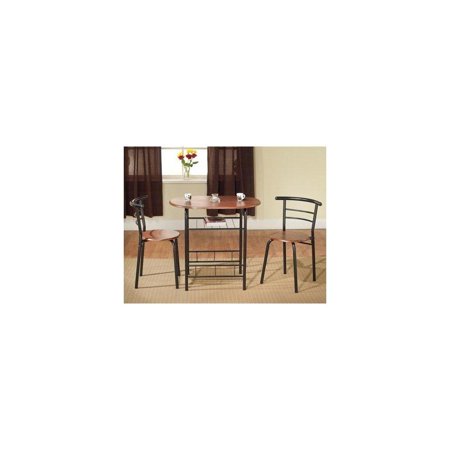 UPC 755266211713 product image for tms 3-piece bistro set, black/espresso | upcitemdb.com