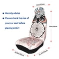 thumbnail image 4 of Sikiie Dreamcatcher With Owl Car Seat Protector 2 Pack Car Seat Cushion Mat, Car Seat Covers for SUV, Truck, Van, 4 of 7
