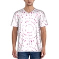 thumbnail image 4 of Haiem Hip Hop Hipster Baseball Jersey Button Down Shirts Sports Uniforms Men Women Jersey(Breast Cancer Awareness (4),4X-Large), 4 of 9