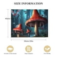 thumbnail image 2 of COMIO Magical Forest Wall Art Fantasy Mushroom Wall Decor Nature Landscape Plant Picture Butterflies Canvas Print Nursery Decor Fairytale Theme Wall Painting for Home Kids Bedroom Decoration, 2 of 5