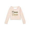 thumbnail image 2 of Justice Girls Long Sleeve Dance T-Shirt, Sizes XS-XL, 2 of 4
