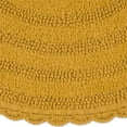 thumbnail image 4 of DII Crochet Collection Solid Print Gold Cotton Bath Rug, 27.5" x 27.5", Reversible, 4 of 4