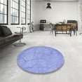 thumbnail image 3 of Ahgly Company Indoor Square Patterned Light Slate Blue Area Rugs, 5' Square, 3 of 6
