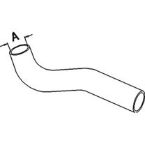 RAParts JDS5240 Upper Radiator Hose Fits John Deere 2355 2555 2755