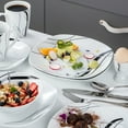 thumbnail image 4 of VEWEET, 20-Piece Porcelain Dinnerware Set, Ivory White Dinner Set, Service for 6, 4 of 7
