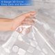 thumbnail image 3 of Shower Curtain Liner with 3 Magnets - 72"x78" Eva 6 Gauge Heavy Duty Waterproof Shower Liner with Hooks - Odorless Bathroom Liner Use for Bath Tub/Sta, 3 of 4