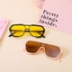 thumbnail image 5 of Gafas de sol de una pieza para niños, gafas de sol de moda, gafas de sol para niños a prueba de rayos UV, gafas de sol de regalo de cumpleaños para tiroteos callejeros, 5 of 6