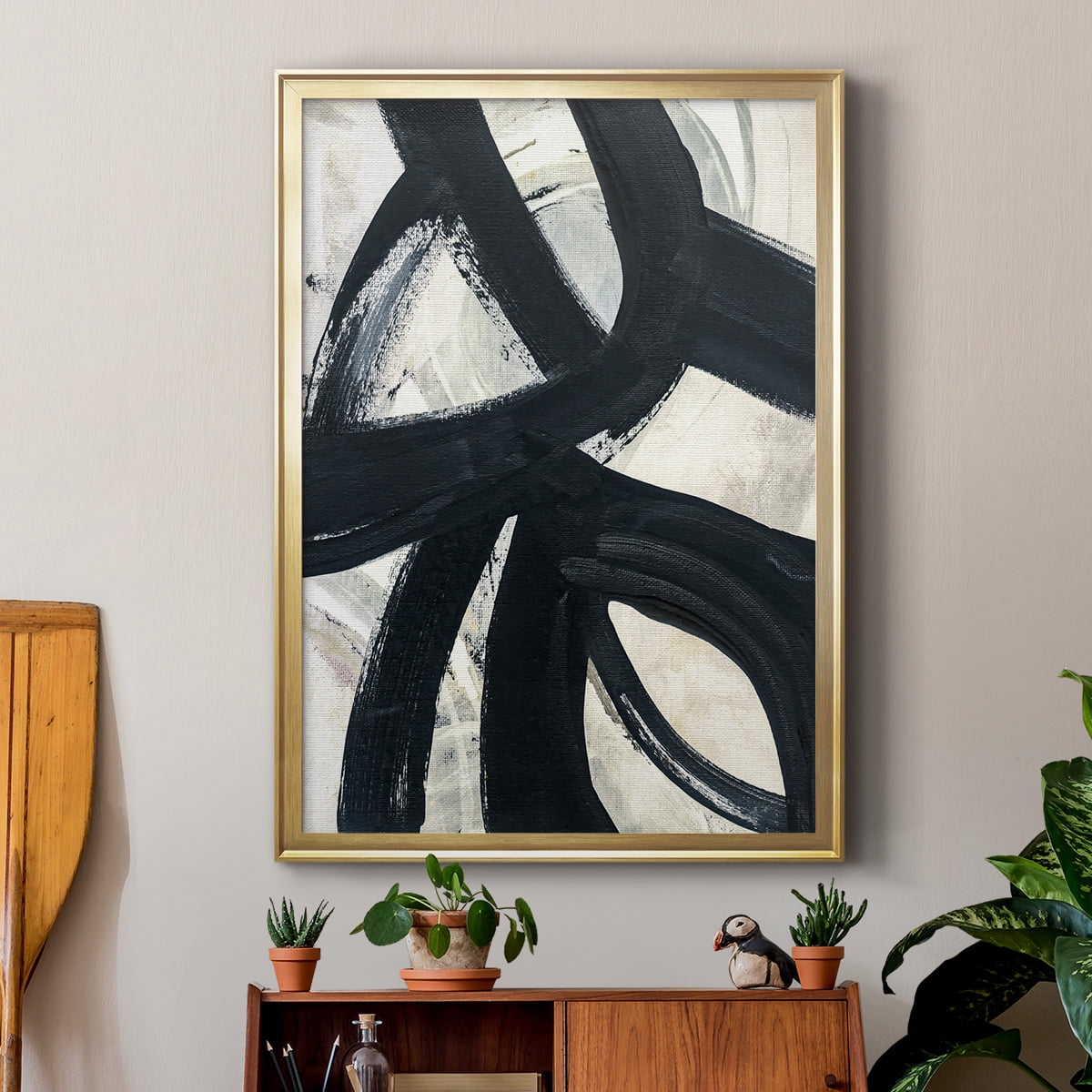 A Day in Brooklyn Premium Framed Print - Ready to Hang