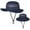 Navy, variant on Gray Womens Mens Wide Brim nylon Foldable, 360° Protection UV Protection Breathable Summer Travel Beach Hat A