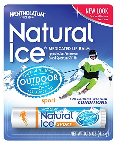 Natural Ice Lip Protectant/sunscreen Sport SPF 30, 0.16oz Tube Each