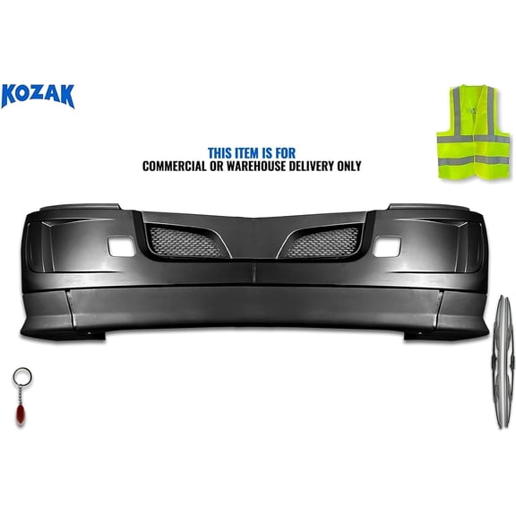 Complete Front Bumper Outer Paint w/o Fog Lamp Hole 14 Pcs Compatible with 579 2022
