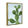 thumbnail image 3 of Prickly Pear Desert Cactus Botanical & Floral Graphic Art Metallic Gold Framed Art Print Wall Art, 3 of 6