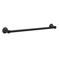 Moen DN8424BL Preston 24 Inch Towel Bar, Matte Black