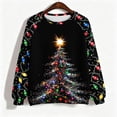 thumbnail image 4 of Enjoytime Christmas Womens Sweatshirts Print Crewneck Long Sleeve Pullover Tops Xmas Holiday Casual Trendy Sweatshirt, 4 of 5