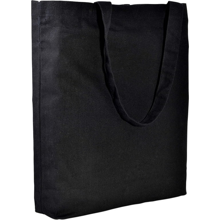 12 Pack Wholesale Organic Canvas Tote Bags Bulk with Handles, GOTS