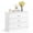 White_26"L, variant on Hassch 3 Drawers Bedside Table, Drawer Cabinet, Modern Nightstand with Storage for Home Office, Easy Assembly, Black