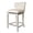 White Oak 1, variant on Maven Lane Hugo Counter Stool, Reclaimed Oak Finish & Ash Grey Fabric Upholstery