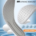 thumbnail image 3 of CAROOTU Super Elastic Universal Insole Breathable Thin Comfortable Shock Absorption Shoe Insoles For Women, 3 of 6