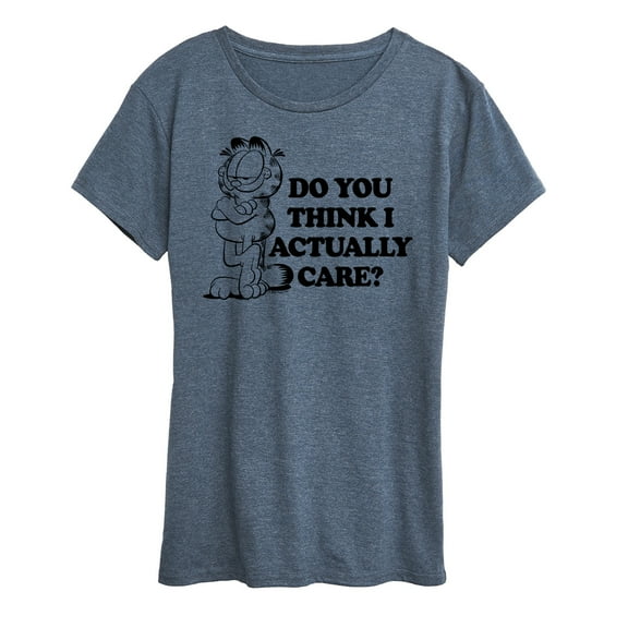Garfield - Do You Think I Actually Care - Women's Short Sleeve Graphic T-Shirt