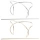 thumbnail image 1 of 2pcs Hair Slide Hairpins Anti-slip Bun Maker Simple Metal Hair Pin with Stick, 1 of 3