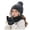Black-Es0UR, variant on OJSFQUFP Winter Casual Outing Hat Scarf and Gloves Set Knitted Winter Hat