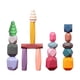 thumbnail image 4 of 18 piezas de equilibrio de madera, piedras apilables, rocas, juegos de clasificación y apilamiento, bloques de construcción para niños, 4 of 9