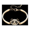 thumbnail image 2 of Brazalete colgante lindo de la pulsera de la aleación del cinc de la moda con la joyería de la decoración del diamante artificial, 2 of 5