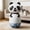 Black731, variant on LEFTHIGH Home Inflatable Penguin Tumbler Decor Boxing Punching Bag Stress Relief Sensory Decor for Family Family Gift with Pump 7.87 Inch