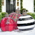 thumbnail image 4 of Bola adornada inflable gigante del Pvc de la Navidad, decoraciones al aire libre inflables de la Navidad, 4 of 5