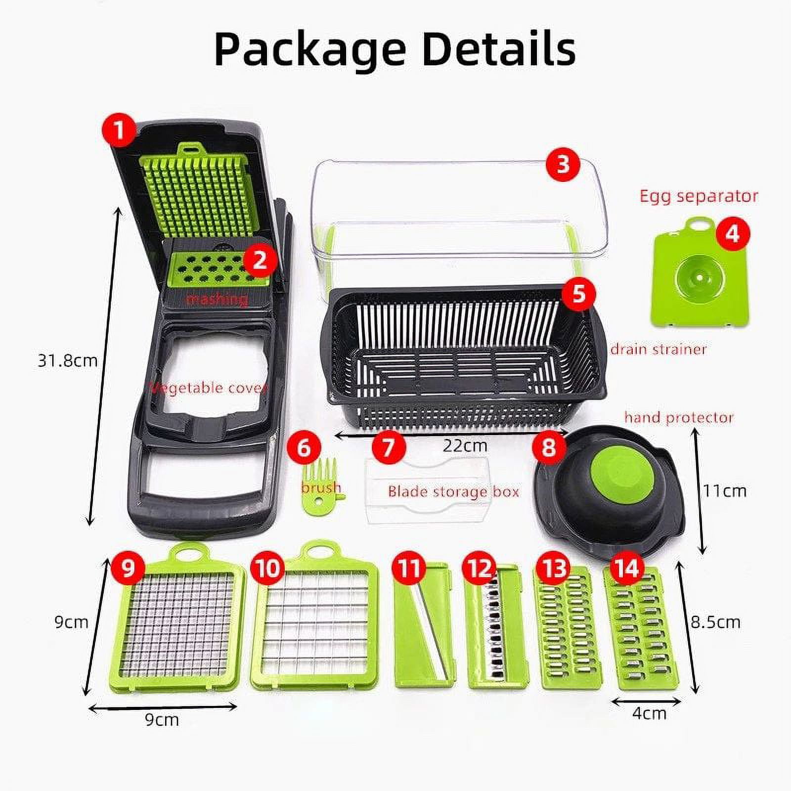 Buy Ronco Veg-O-Matic Deluxe, Fruit and Vegetable Chopper, Dishwasher Safe  by Nobody Lower on Dot & Bo