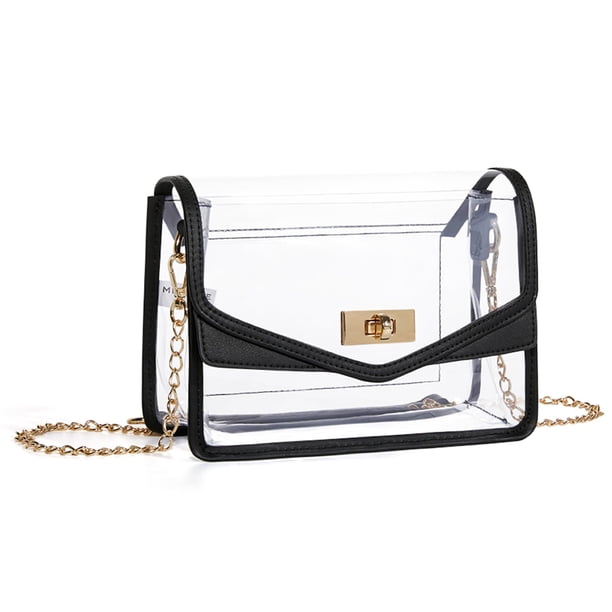 Bolso bandolera transparente Missnine para eventos en estadios