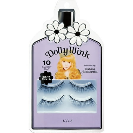 Dolly Wink False Eyelashes No.10 Sweet Cat (Best Eye Makeup For Over 60)