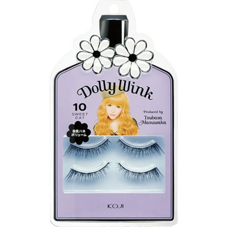 Dolly Wink False Eyelashes No.10 Sweet Cat (Top 10 Best False Eyelashes)