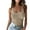 Light Khaki, variant on Sherrylily Women Sexy Square Neck Tank Tops Sleeveless Summer Ribbed Knit Cami Tops