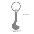 thumbnail image 3 of Shisuyan Men Women Shopping Trolley Token 2Pcs 2.4x0.9In, 3 of 8