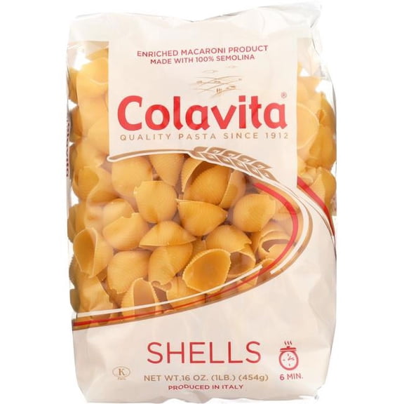 1 lbs Small Shells  Pasta - Pack of 20