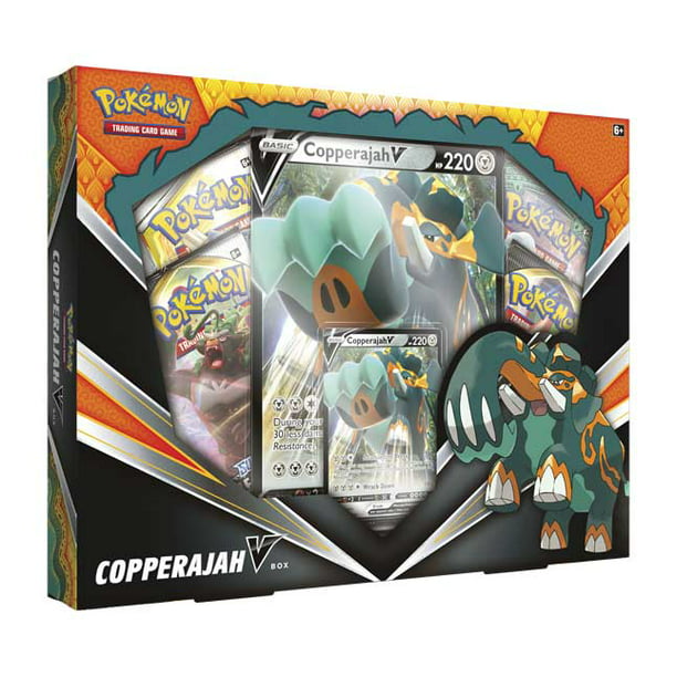 Pokemon Trading Cards Copperajah V Box 1 Foil Card 4 Booster Packs Walmart Com