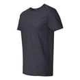 thumbnail image 3 of Fruit of the Loom Mens Sofspun Crewneck T-Shirt SF45R (Pack of 4) 4 J Navy, 3 of 4